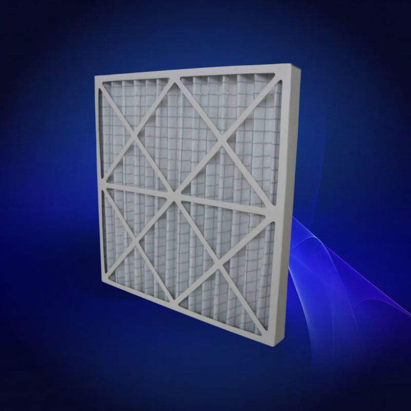 Pleated Paper Panel Air Filter with Cardboard Frame G4