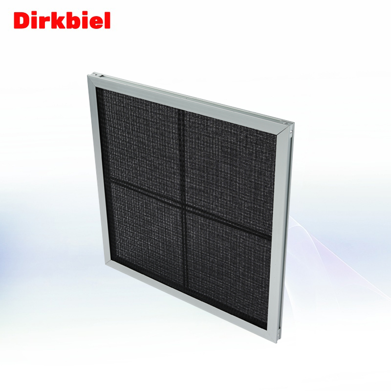Aluminum edged nylon mesh air filter
