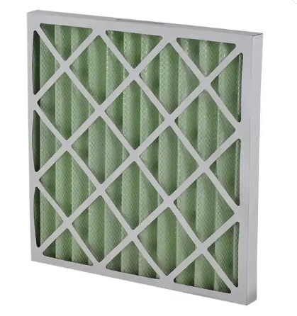 Primary Pleated Panel Air Filter With Cardboard Frame G4 