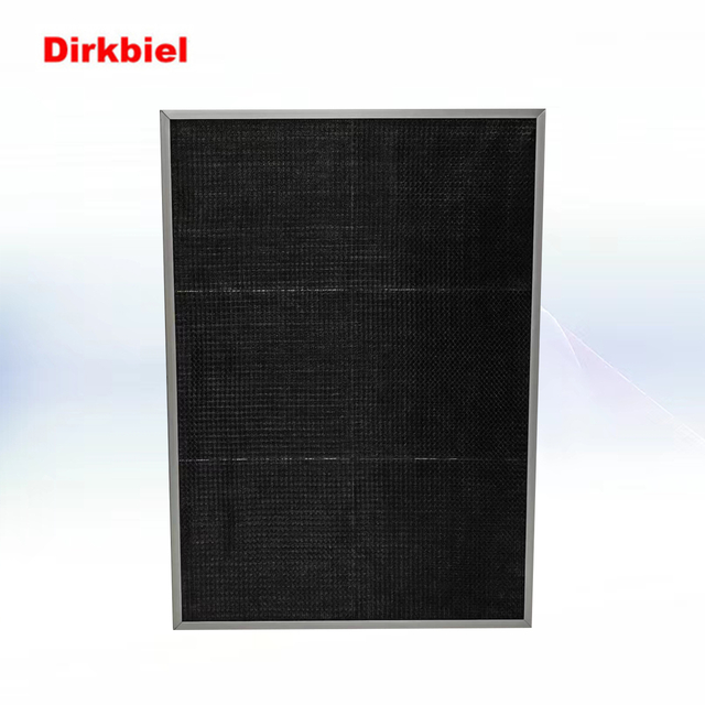 Aluminum edged nylon mesh air filter
